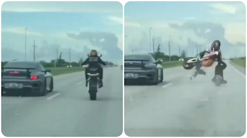Biker astronaut