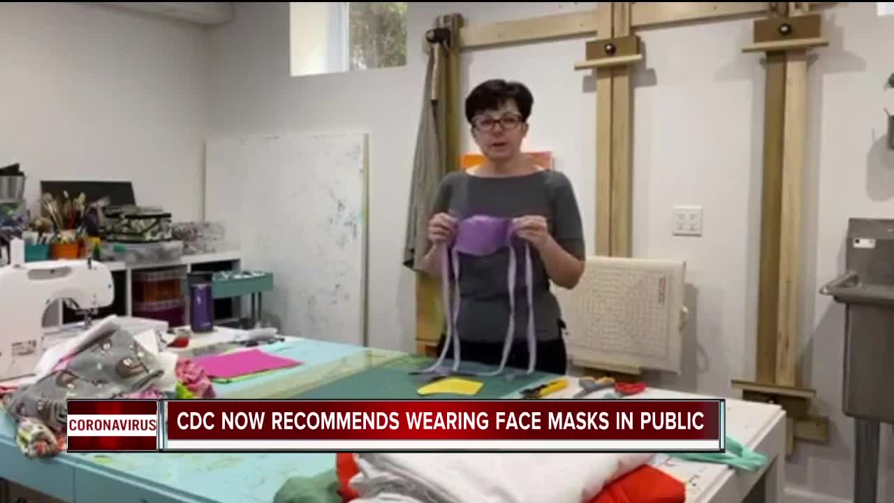 CDC recommends wearing face masks in public