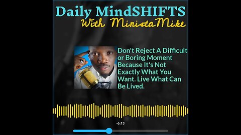 Daily MindSHIFTS Episode 276: