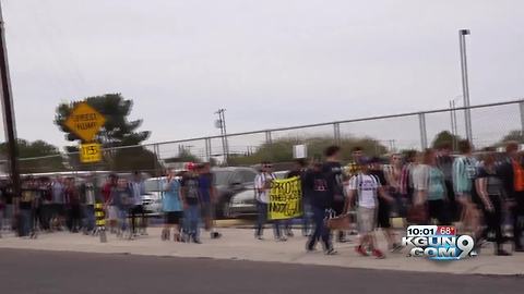 Palo Verde High School walkout March 14