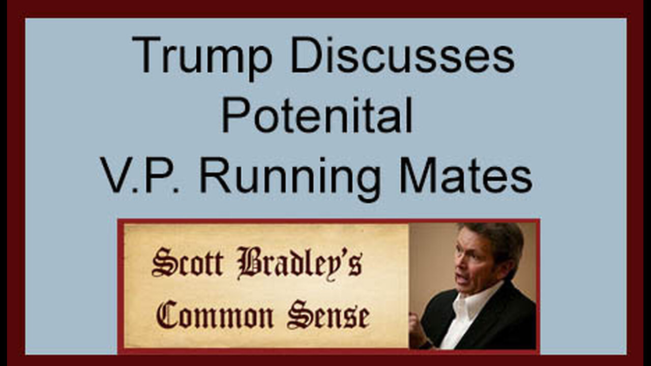 Trump Discusses Potential V.P. Running Mates