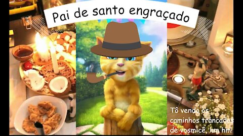 Pai de santo engraçado: Tô vendo os caminhos trancados de vosmicê, hm hm! [Frases e Poemas]