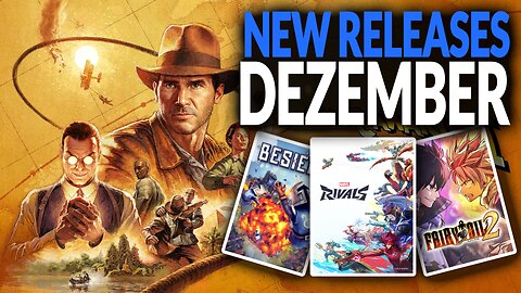 December 2024 Gaming Lineup: Indiana Jones & More!