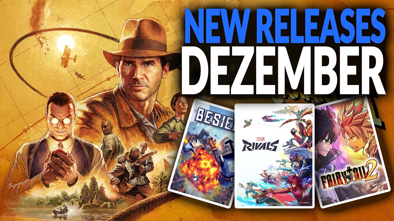 December 2024 Gaming Lineup: Indiana Jones & More!