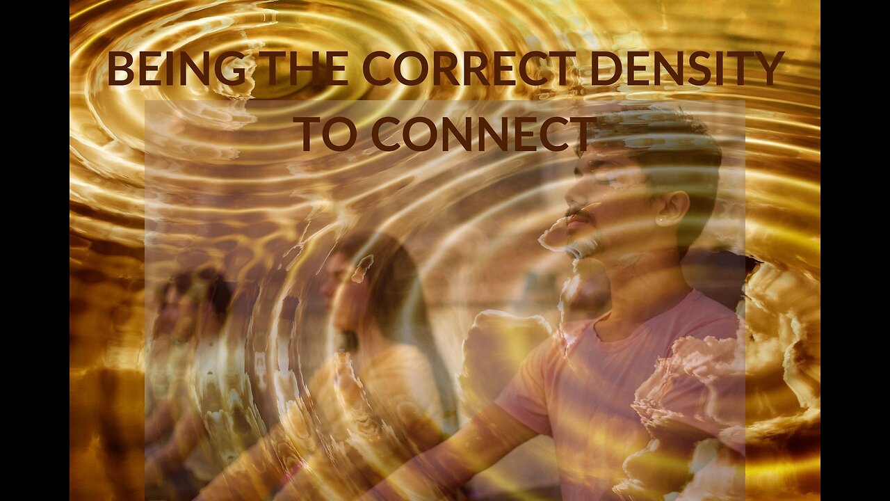 Being the Correct Density to Connect