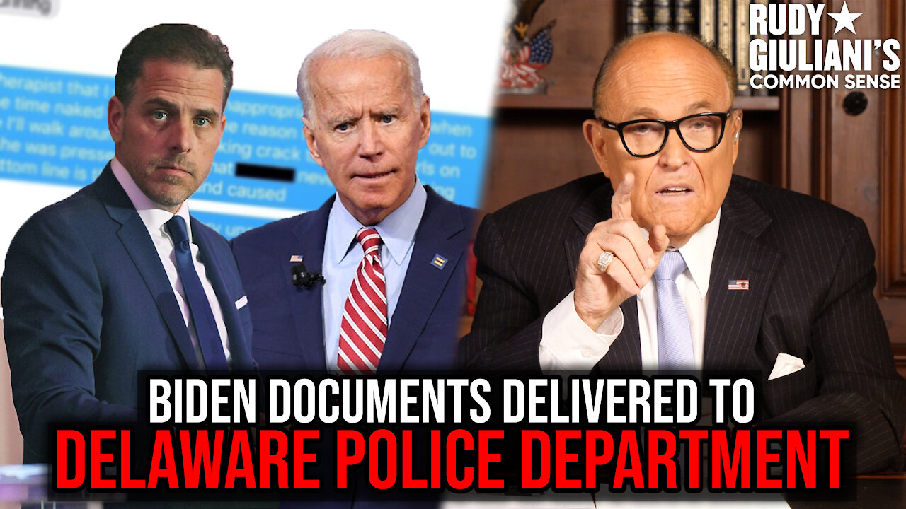 Incriminating Biden Documents Delivered To Delaware Police Department | Rudy Giuliani | Ep. 79