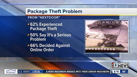 Nextdoor releases stats about package theft problems
