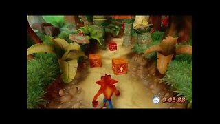 Crash Bandicoot 1 remake - Level 2: Jungle Rollers (Platinum Relic)