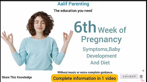 Sixth week of pregnancy. What to expect? Complete possible knowledge in 1 video#pregnant#pregnancy