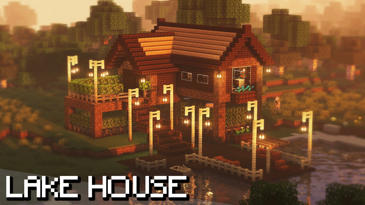 Lake House - Minecraft [Timelapse]