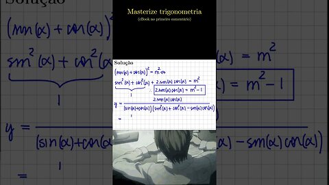 resolvendo uma questão de trigonometria do ITA em menos 40s #matemática #fuvest#shorts