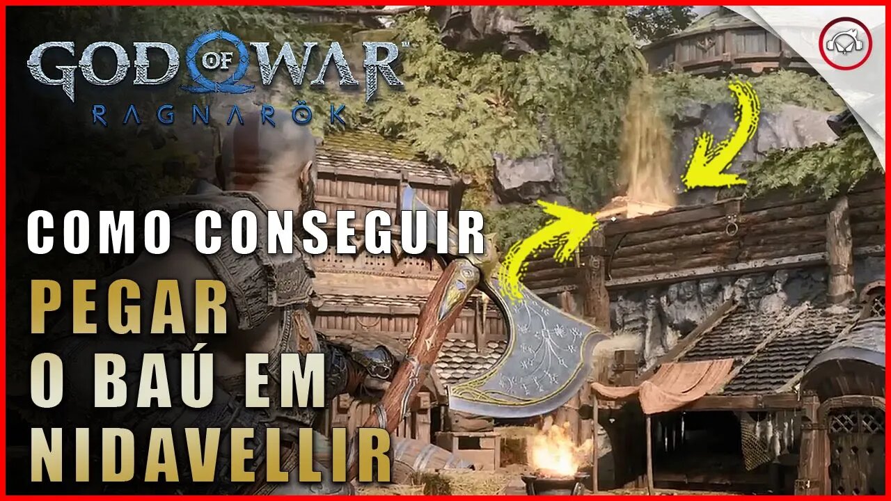 God of war Ragnarok, Como conseguir pegar o baú em Nidavellir | Super dica