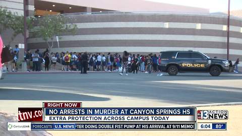 Parents and students worried after murder at Canyon Springs High School