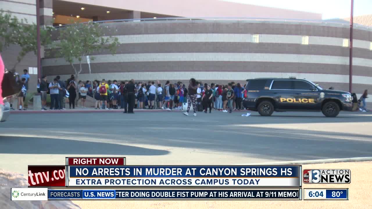 Parents and students worried after murder at Canyon Springs High School