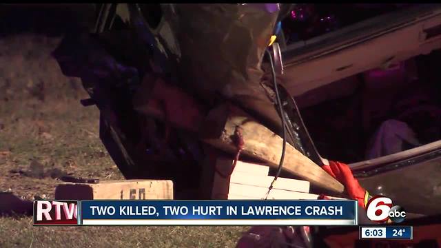 Two killed, two critically injured in Lawrence crash involving ride-sharing vehicle
