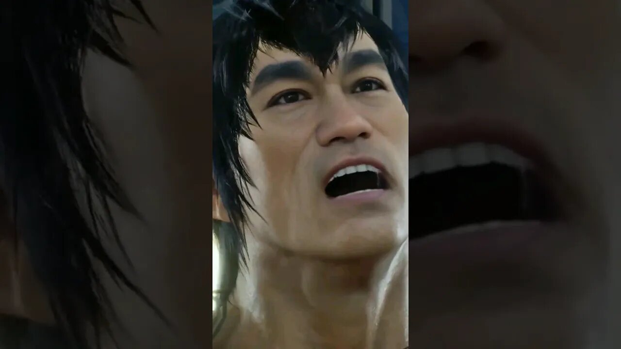 Bruce Lee deepfake Tekken 8 Marshall Law #brucelee #marshalllaw #deepfake #shorts #tekken8