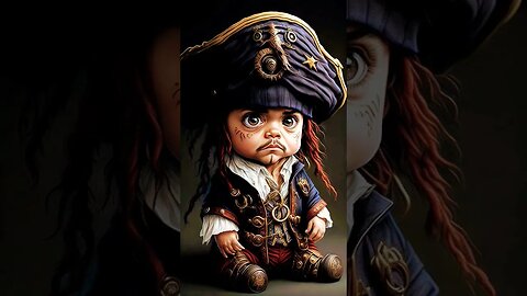Cute Baby Captain Jack Sparrow #shorts