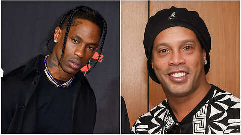 Travis Scott gets to meet Ronaldinho