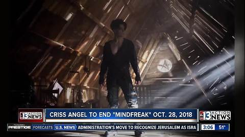 'Mindfreak Live!' is ending October 2018