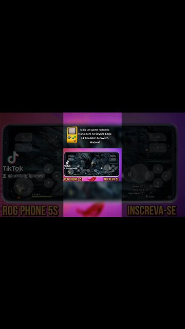 Game Play teste no Skyline Edge 42 Emulator Switch Android. #games #gaming #gamingvideos