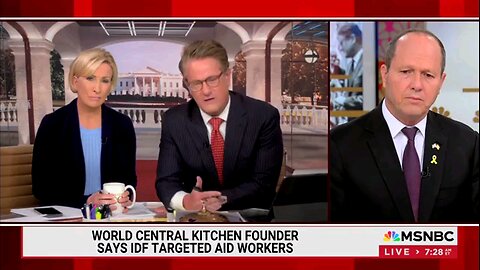 Watch Joe Scarborough Shout At An Israeli Officials' Face About War In Middle East