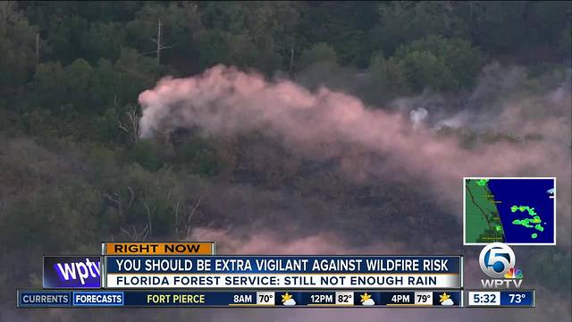 Florida Forest Service warns of fire danger risk in St. Lucie County