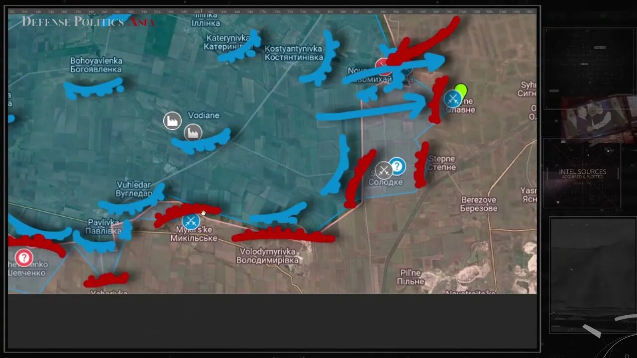 [ Donetsk Front + Analysis ] Both sides launch attacks along the frontline; Defense-in-Depth is DEEP