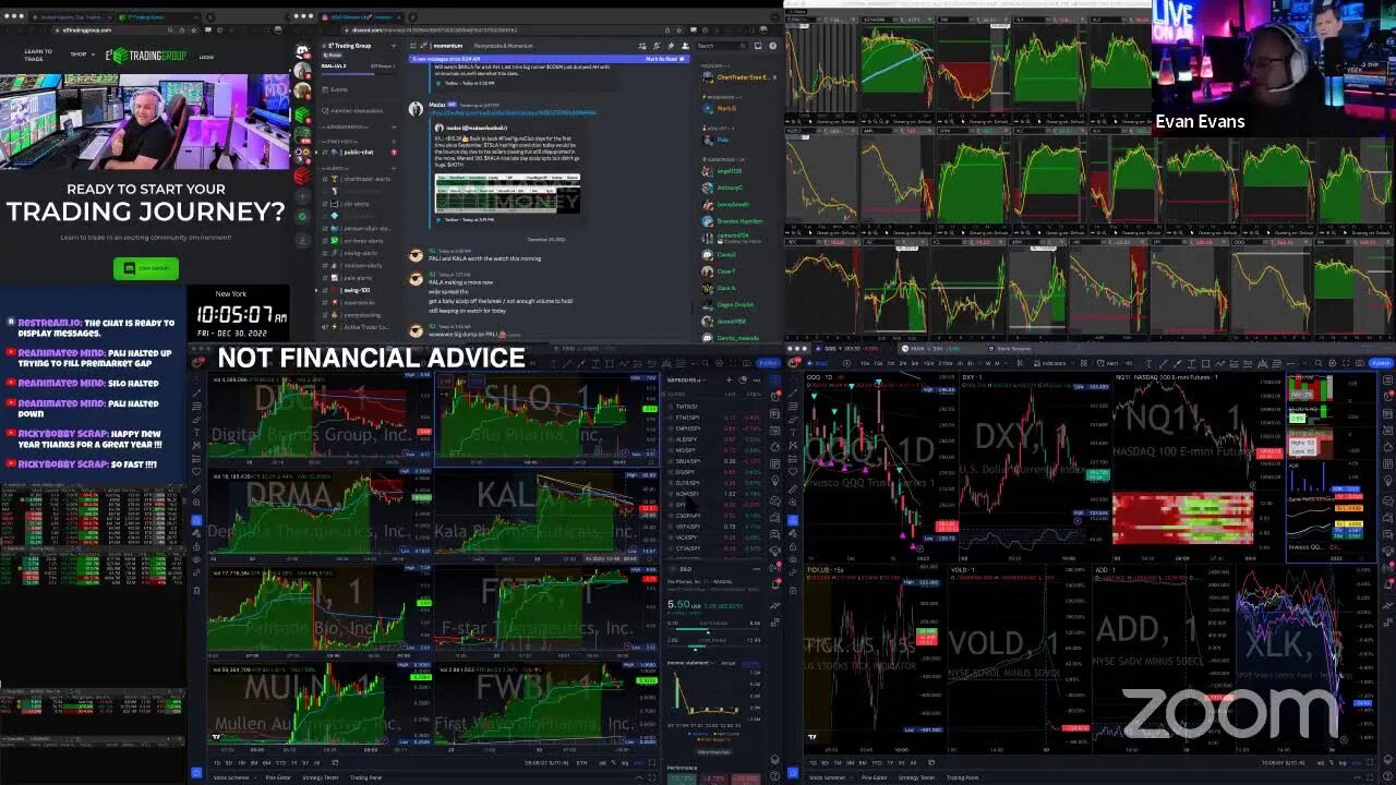 LIVE TRADING: Top Stocks To Trade Today: $KALA $DRMA $FSTX $FWBI