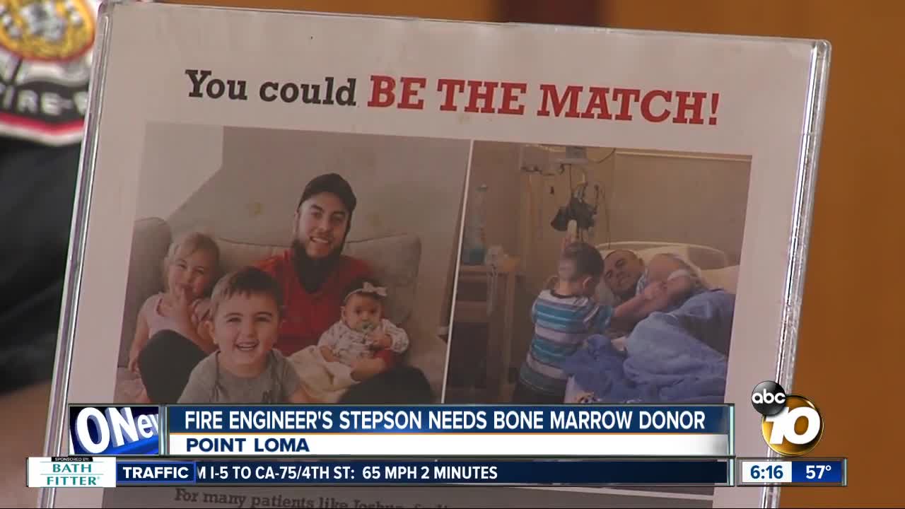 Local fire engineer hoping to find bone marrow donor for stepson