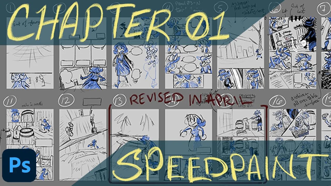 COMIC TIMELAPSE __ Molotov(s) in '33 | Chapter 01 - Storyboards