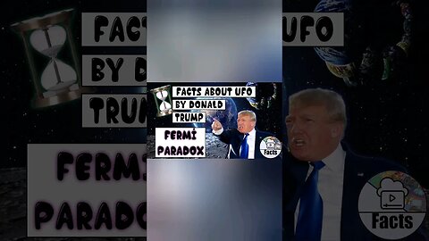 Talk About Space & UFO With Donald Trump | P.2 Fermi Paradox #space #facts #donaldtrump #new #video