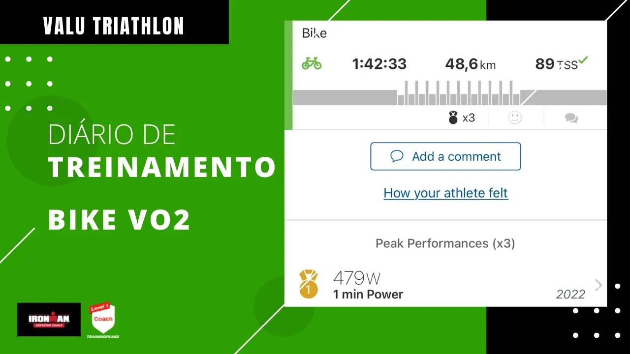 TREINAMENTO DE BIKE - VO2/SUBIDAS