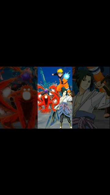 WHO IS STRONGEST?? Kurama VS Naruto & Sasuke.#shorts