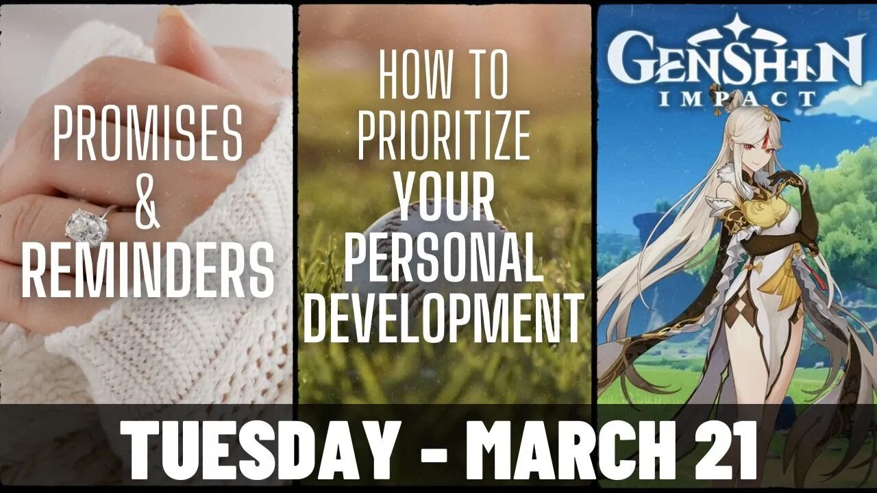 What's something you keep to remind you of a promise? (Devo QOTD) ► Archon Quests GI