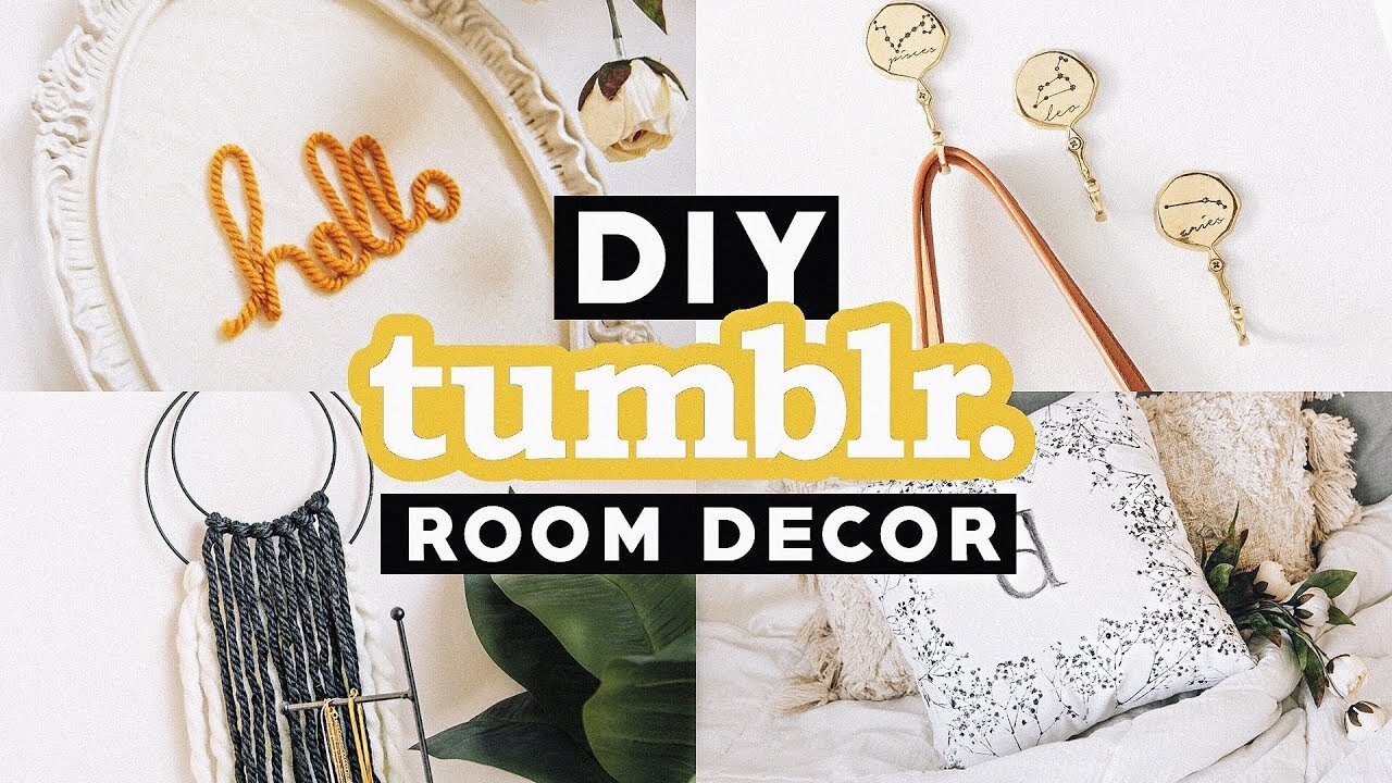 Easy DIY Tumblr Inspired Room Decor for SPRING 2018 - Minimal + Trendy // Lone Fox 🦊