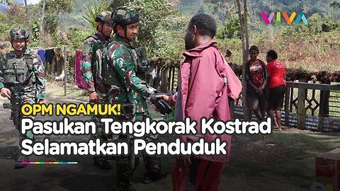 OPM Kesetanan Teror Warga, Pasukan Tengkorak Kostrad TNI Bergerak Cepat