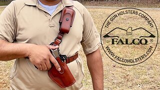 FORESTER style chest leather holster | FALCO Holsters