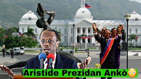 Aristide Ap Niché Pwent Kreyonl Pou l Monté Prezidan D'Haïti....