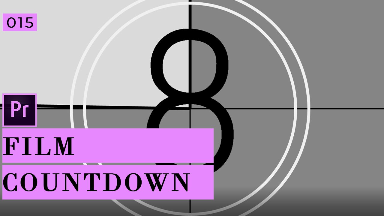 Create a movie countdown in Adobe Premiere Pro