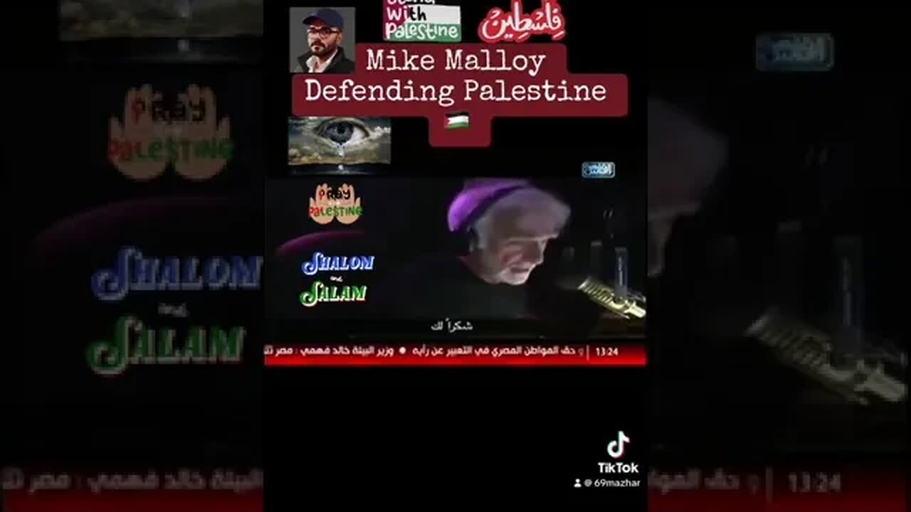 Mike Malloy defending Palestine 🇵🇸