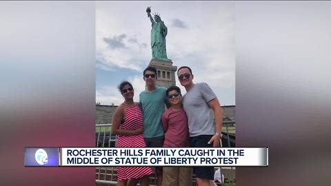 Family trip to Statue of Liberty on 4th of July turns into life lesson