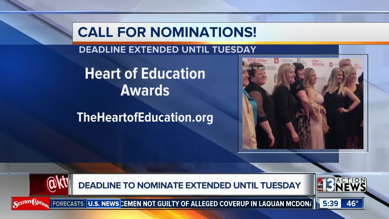 Heart of Education nominations