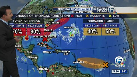 Area of low pressure in the Bahamas could impact South Florida's weekend weather