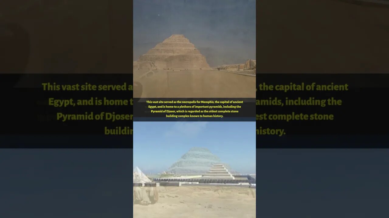 Exploring the Magnificent Pyramids of Saqqara: Uncovering Ancient Egypt's Genius #shorts #history