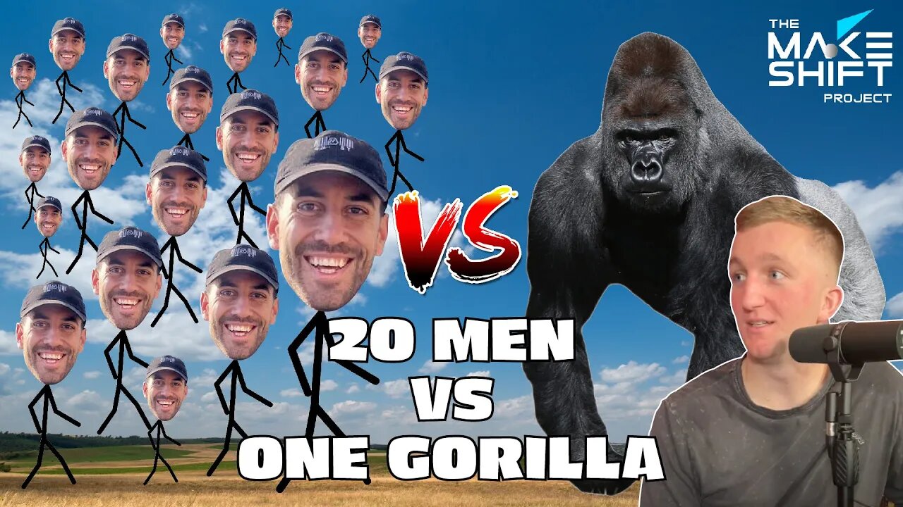 Can TWENTY MEN Take Down ONE GORILLA!? 🦍 Podcast: Episode 21 🎙