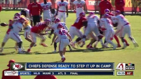 Chiefs defense ready to step it up in camp