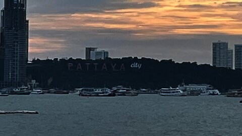 Pattaya Beach Road - Friday evening November 2021