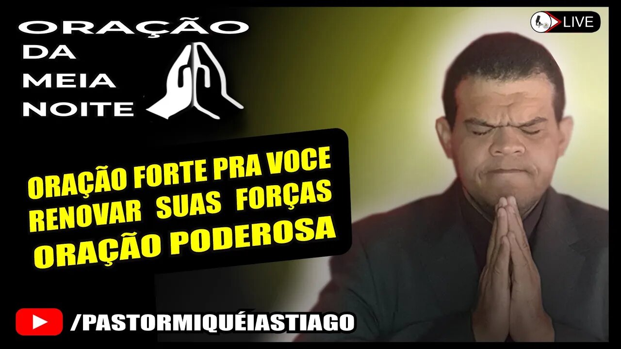 🔴AO Vivo Como se Libertar ORANDO- Pr Miquéias Tiago