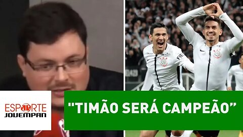 "Timão será campeão com sobra muito pelos rivais", diz narrador