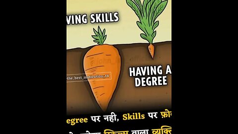 #degree #motivation #motivationalquotes #shortvideo in #skills #millionaire #goselfmade #trending